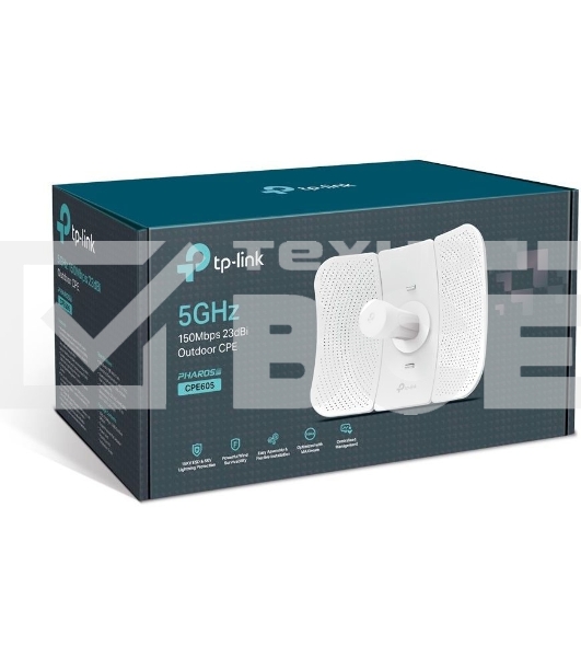 Наружная точка доступа Wi Fi SMB TP-Link CPE605 5 ГГц 150 Мбит/с 23 дБи