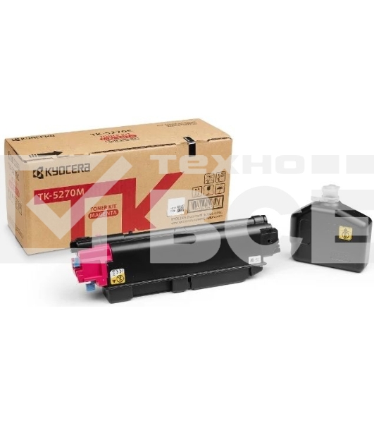 Картридж лазерный Kyocera TK-5270M (1T02TVBNL0) пурпурный для M6230cidn/M6630cidn/P6230cdn 6000 стр
