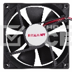 Вентилятор для корпуса Rexant RX 9225MS 24VDC черный, 92 мм, 2500 об/мин, 30 дБ, 2 pin, фото2