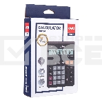 Калькулятор настольный Deli EM01420 черный 12-разр., фото7