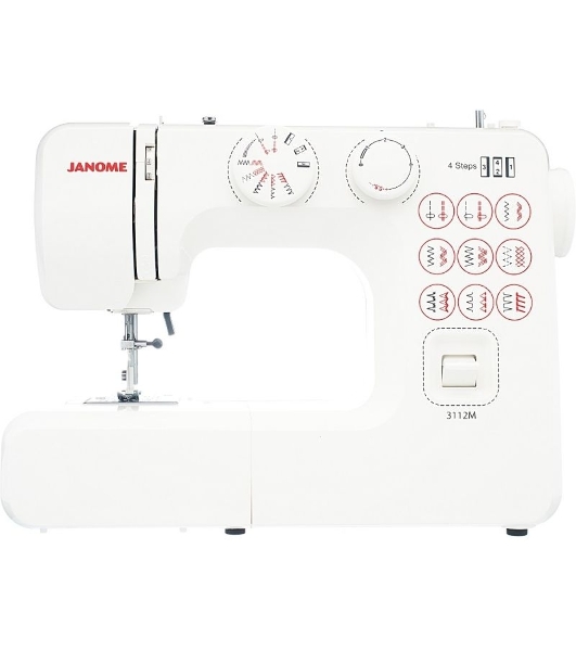 Швейная машина Janome 3112M 15 операций, петля полуавтомат ,верт.челнок