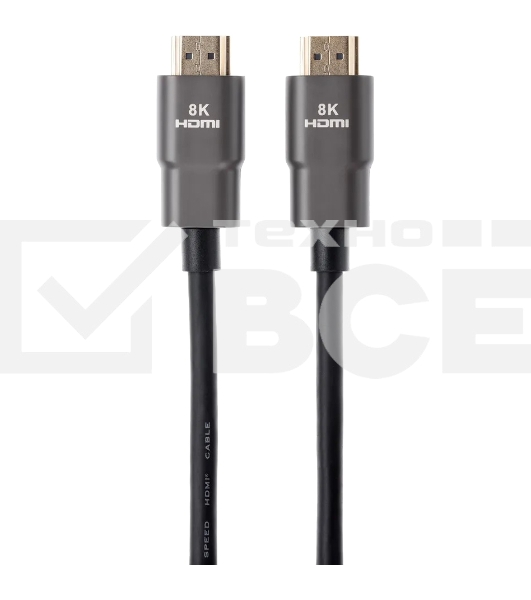 Кабель HDMI 19M/M,ver. 2.1, 8K@60 Hz 1.5m iOpen (Aopen/Qust/VCOM ) <ACG863-1.5M>
