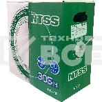Кабель информационный NTSS NTSS-IN-UTP4-5Е-PVC-GY кат.5E U/UTP 4X2X24AWG PVC внутренний 305м серый, фото4