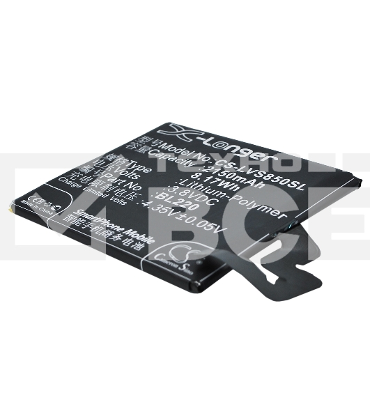 Аккумулятор CameronSinoCS-LVS850SL BL220 для Lenovo S850 3.8V / 2150mAh / 8.17Wh