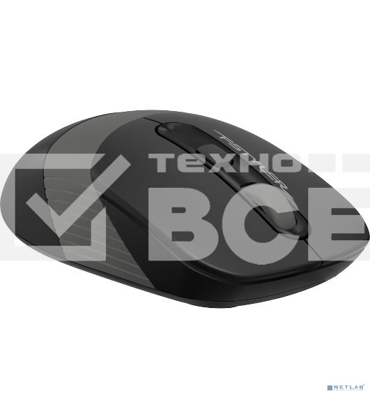 Мышь беспроводная A4Tech Fstyler FG10S черный/серый, 2000 dpi, радиоканал, USB, кнопки - 4