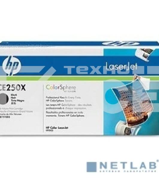 Картридж лазерный HP CE250X черный для CLJ CM3530/CP3525 10500стр.