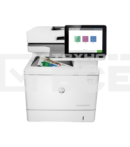 МФУ лазерный HP Color LaserJet Ent M578dn (7ZU85A), A4, цветной, печ. до 38 стр/мин., скан. до 43 стр/мин. (ч/б) 38 стр/мин. (цвет), 1200 x 1200 dpi (печать) 600x600dpi (скан.), USB, RJ-45, Air Print, Mopria