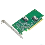 Адаптер для SSD PCIe x16 to Two SlimSAS SFF-8654 8i Adapter, фото5