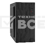 Компьютерный корпус Minitower ExeGate BAA-303 (mATX, без БП, 2*USB, HD Audio, черный), фото5