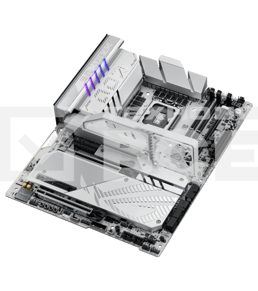 Материнская плата ASUS ROG MAXIMUS Z890 APEX, LGA 1851, Intel Z890, 2xDDR5, 4xSATA, 4xM.2, 1xPCIe 5.0 x16, 1xPCIe 5.0 x8, 2xUSB-C Thunderbolt 4, 1xUSB-C 20Gbps, 4xUSB-A 10Gbps, 4xUSB-A 5Gbps, 1x 5Gb LAN, 2x3.5 мм, 7.1, ATX