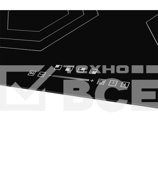 Встраиваемые электрические панели Monsher MHE 6019 Независимая стеклокерамическая варочная поверхность,Ширина 60 см, 4 зоны ускоренного нагрева,Электронное сенсорное управление,5 цифровых дисплеев, 9 уровней мощности, 1 двойная зона нагрева, 1 овальная зо