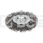 Щетка дисковая для дрели Kranz витая стальная проволока, 100 мм, фото 1