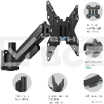 Кронштейн Kromax ORION-11 черный, 8 шт/уп. Кр. стал. настенный для TV 13