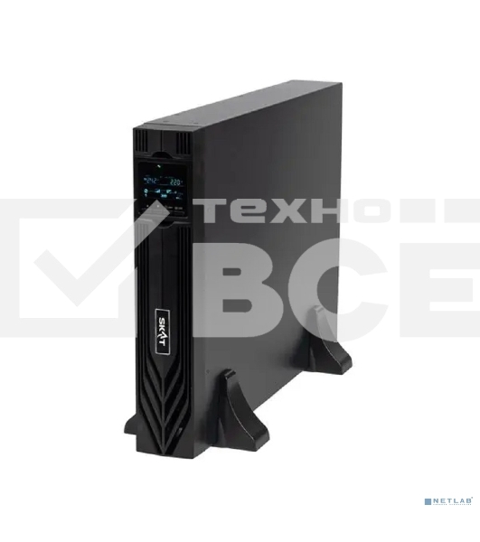 Источник бесперебойного питания Бастион SKAT-UPS 3000-RACK-ON-E P3 Online, синус, 3000ВА/3000 Вт, стойка/на пол, 8xC13 + 1xC19, встр. SNMP/USB/RS-232/EPO, БЕЗ АКБ (6 шт 40-200Ач) или SKAT ВС 72/9 RACK, МПТ (8775)