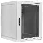 Шкаф коммутационный ЦМО ШРН-15.650-9005 настенный 15U 600x658мм пер.дв.стекл 200кг черный 600мм 180град., фото15