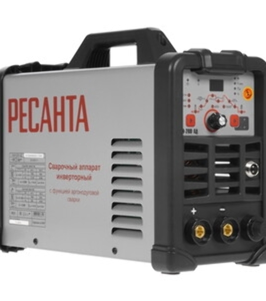 Сварочный аппарат Ресанта САИ-200АД (АС/DC) инвертор ММА DC/TIG