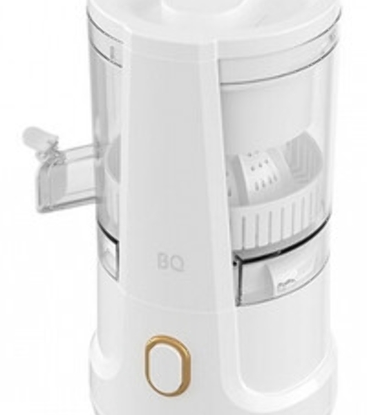 Соковыжималка BQ J1010 белый, цитрусовая, 150 Вт, 150 мл, механическое