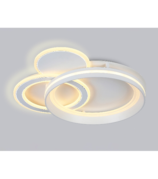 Светильник Ambrella light FA8511/3 WH белый 143W 3000K-6400K 500*500*80 (ПДУ РАДИО 2.4G)
