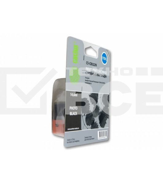 Картридж струйный Cactus CS-CB322N №178XL фото черный (14.6 мл.) для HP PS B8553/C5383/C6383/D5463