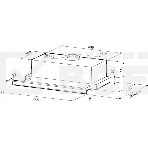 Вытяжка Krona KAMILLA slim 600 white (2 мотора) кухоннаяВстраиваемая; Дизайн: Классический; Режимы работы: Отвод+Циркуляция; Тип управления: Кнопочный; Кол-во скоростей: 3; Тип подсветки: Лампа накаливания; Кол-во ламп: 2; Жиропоглощающий фильтр: есть; Пр, фото 1