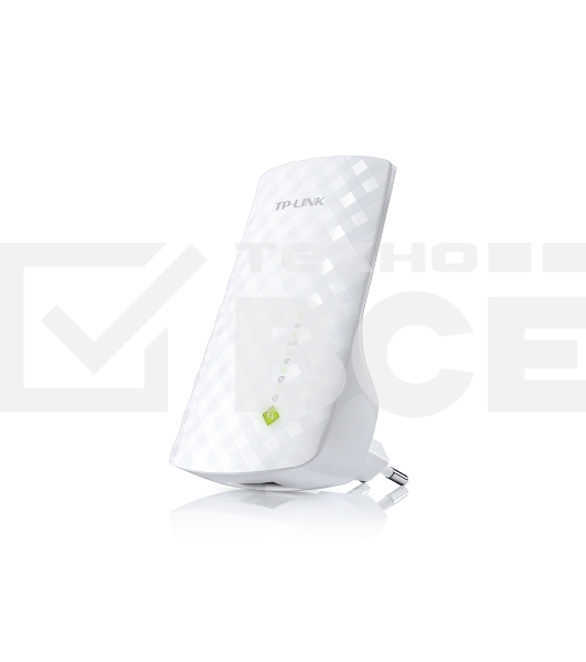 Повторитель беспроводного сигнала TP-Link SOHO RE200 10/100BASE-TX/Wi-Fi белый поставляется без кабеля RJ-45
