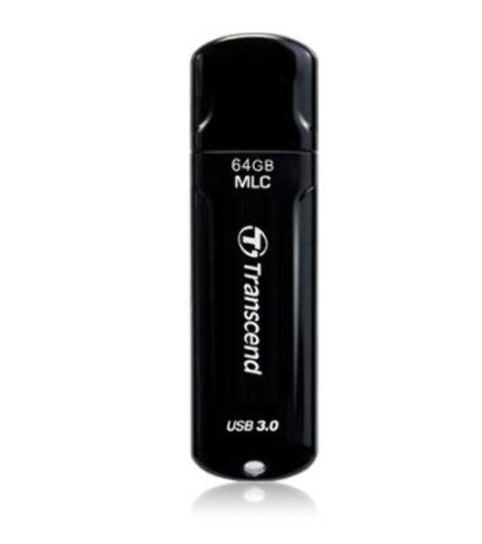 Флешка USB Transcend JetFlash 750 (TS64GJF750K), 64Gb, USB 3.0, R/W 130/40, черный