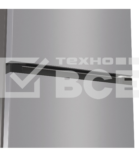 Холодильник Gorenje NRK6201PS4 серебристый металлик двухкамерный 235/96л морозилка снизу
