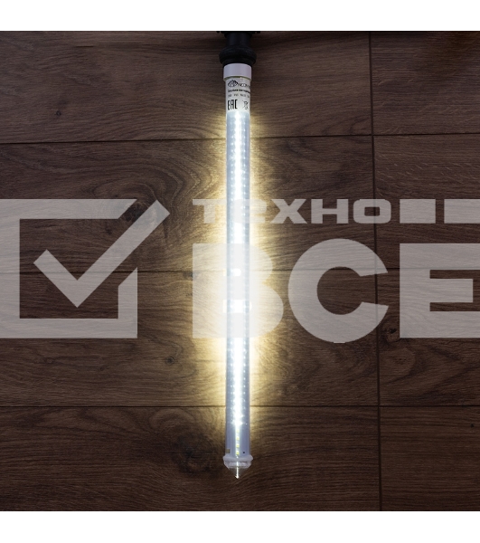 Сосулька светодиодная Neon-night 50 см, 230 В, e27, двухсторонняя, 48х2 диодов, цвет диодов белый