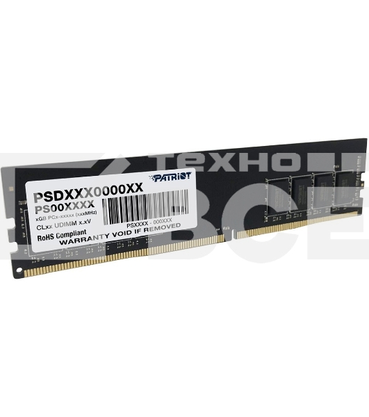 Оперативная память Patriot Signature, DDR4, 16GB (1x16 GB), 2666 MHz, CL19, DIMM