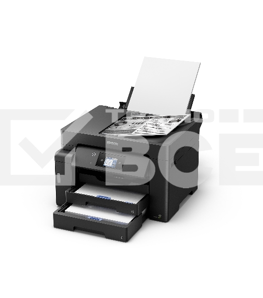 МФУ струйный Epson M15140 (C11CJ41404), A3+, ч/б, печ. до 25 стр/мин., скан. до 26 стр/мин., 2400 x 4800 dpi (печать) 1200x2400dpi (скан.), USB, RJ-45, Wi-Fi
