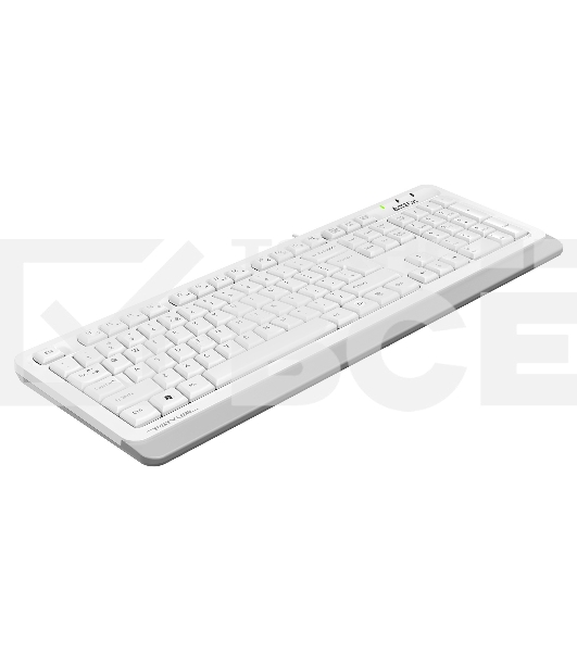 Клавиатура A4Tech Fstyler FKS10 проводная, USB, белый/серый