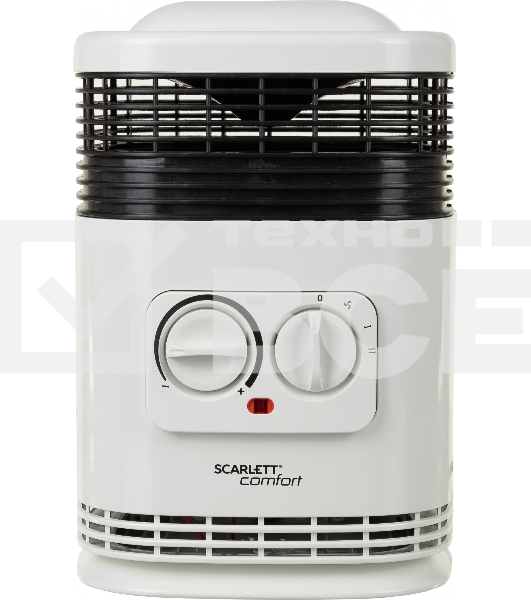 Тепловентилятор Scarlett SC-FH1.513MC, белый, 1500 Вт, 20 м2, термостат
