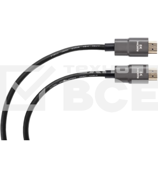 Кабель HDMI 19M/M,ver. 2.1, 8K@60 Hz 1.5m iOpen (Aopen/Qust/VCOM ) <ACG863-1.5M>