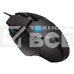Мышь проводная Logitech G402 Hyperion Fury, черный, 4000 dpi, USB, кнопки - 8, фото 1