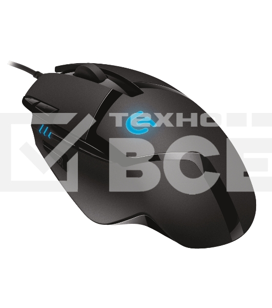 Мышь проводная Logitech G402 Hyperion Fury, черный, 4000 dpi, USB, кнопки - 8