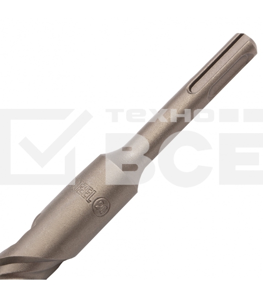 Бур по бетону, двойная спираль, Cobalt W-tip, 20x310 мм, SDS PLUS Denzel