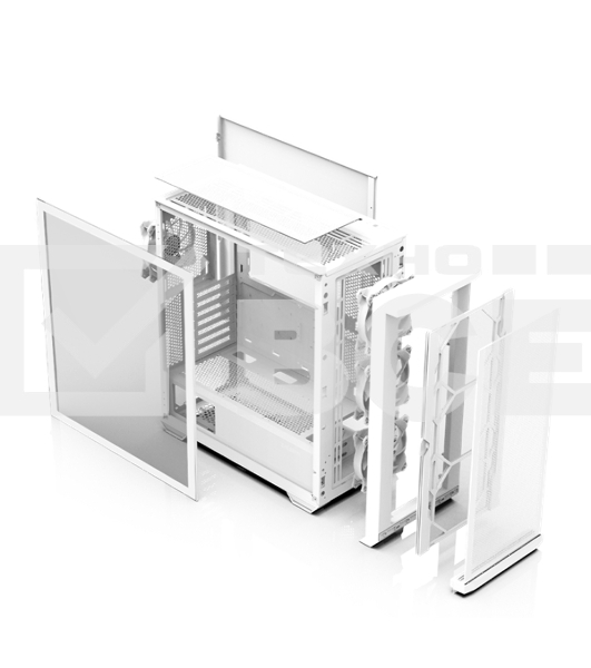 Компьютерный корпус MidiTower Zalman Z10 DUO White (без блока питания) (Zalman Z10 DUO White)