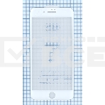 Защитное стекло 4D для Apple iPhone 7/8 Plus белый, фото 1