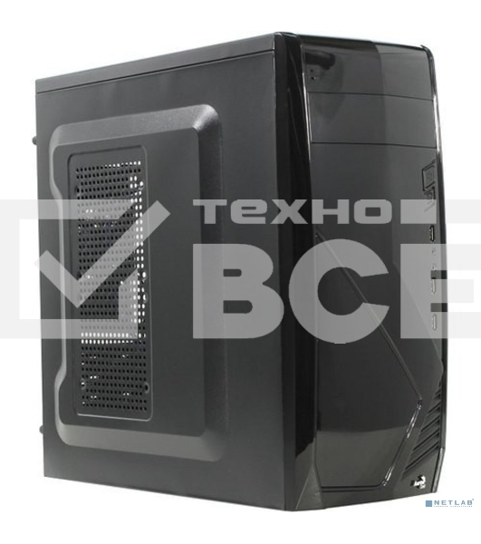 Компьютерный корпус Miditower Aerocool/Formula Cs-1102 черный ATX/micro ATX / mini ITX, USB 3.0 (без БП) 58133