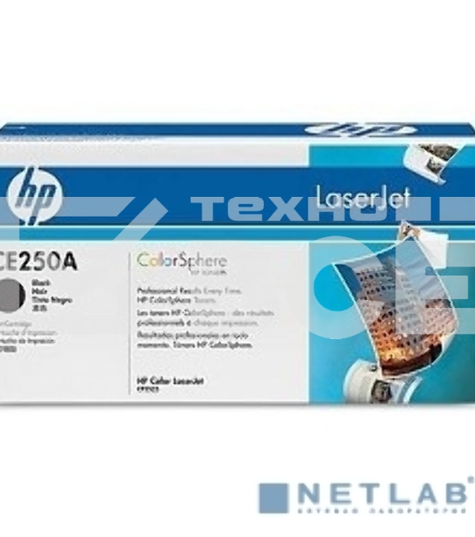 Картридж лазерный HP CE250A черный для CLJ CM3530/CP3525 5000стр.