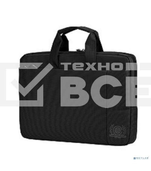 Сумка для ноутбука Сумка Continent CC-215 BK (полиэстр, черный 15,6'')