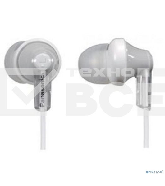 Наушники вкладыши Panasonic RP-HJE118GUS 1.1м серебристый проводные (в ушной раковине)