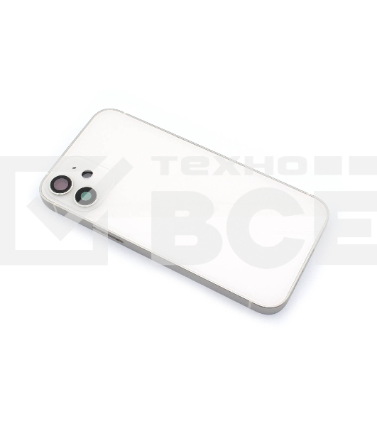 Задняя крышка (корпус) в сборе с рамкой для Apple iPhone 12 Mini белый