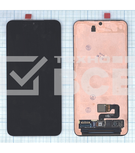 Дисплей для Samsung Galaxy S23 Plus SM-S916B в сборе с тачскрином черный orig