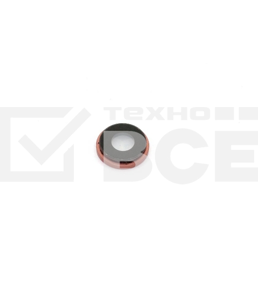 Стекло камеры для Apple Iphone XR с рамкой коралловый