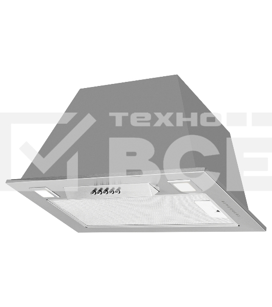 Встраиваемая вытяжка Kuppersberg INLINEA 60 X 54х17х28 см, отвод/рециркуляция, 650 м3/ч, нерж. сталь