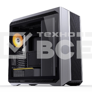Корпус без блока питания Case JONSBO D500, Full-Tower, TG, 3x140mm ARGB, 2xUSB-A 3.2 + 1xUSB-C 3.2, E-ATX, ATX, mATX, mITX Silver