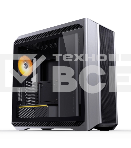 Корпус без блока питания Case JONSBO D500, Full-Tower, TG, 3x140mm ARGB, 2xUSB-A 3.2 + 1xUSB-C 3.2, E-ATX, ATX, mATX, mITX Silver