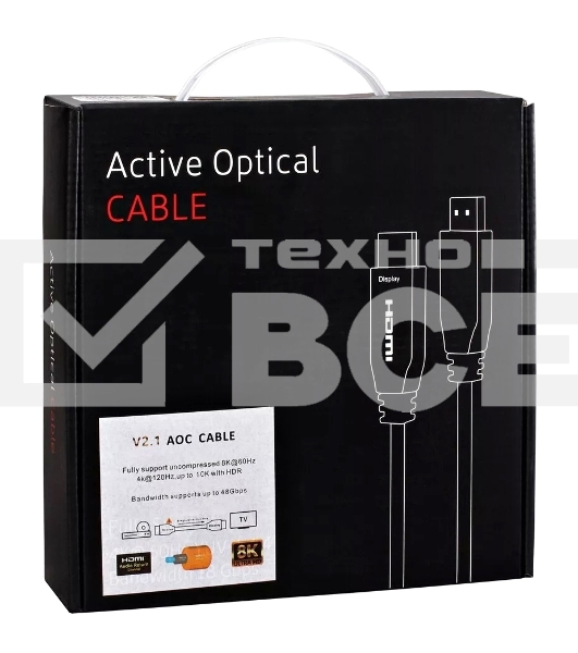Активный оптический кабель HDMI 19M/M,ver. 2.1, 8K@60 Hz 30m Telecom TCG2120-30M