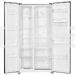 Холодильник Kraft KF-MS5701BI черный двухкамерный 372/198л морозилка сбоку, Side by Side, фото3